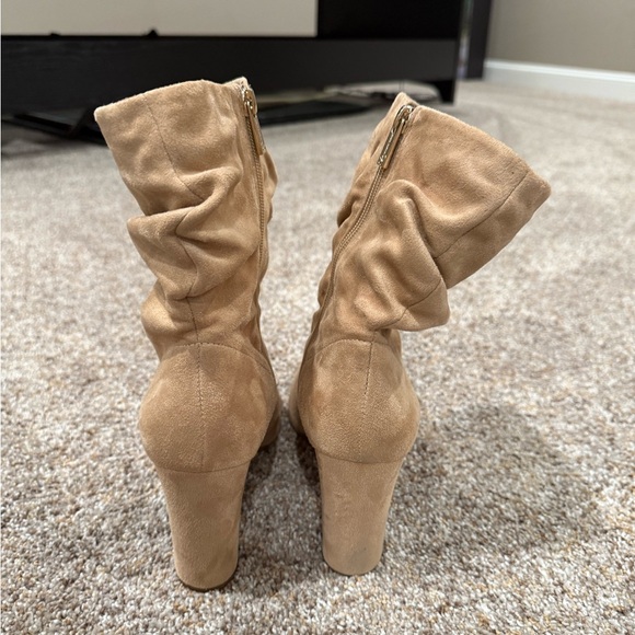 Jessica Simpson Tan Heeled Boots - Picture 4 of 6